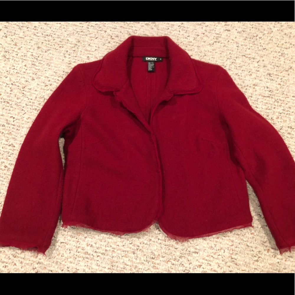 DKNY red jacket